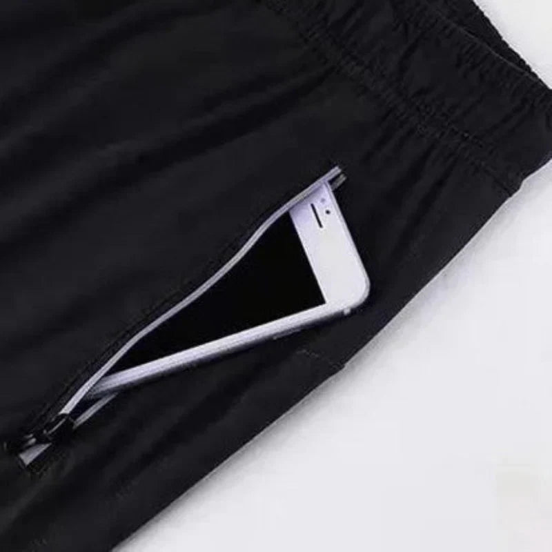 Tapered Zip Run Pants