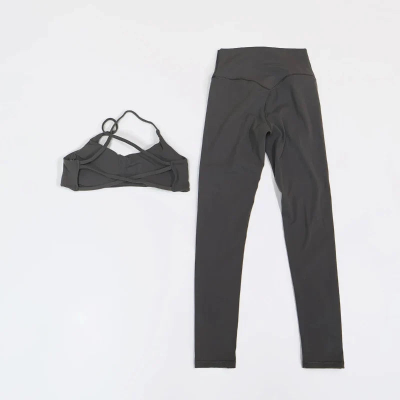 Crossback Sports Bra & Leggings Set