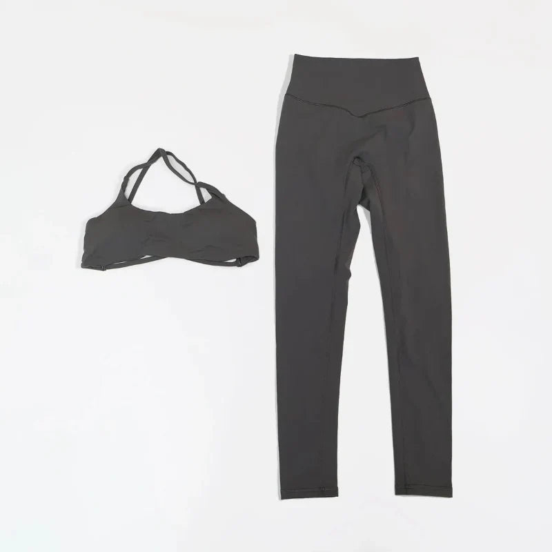 Crossback Sports Bra & Leggings Set