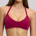 Open-Back Halter Sports Bra